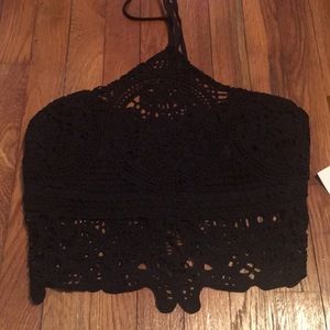 Tobi Tops - NWT Tobi locked in lace crop top Tobi Tops - NWT Tobi locked in lace crop top